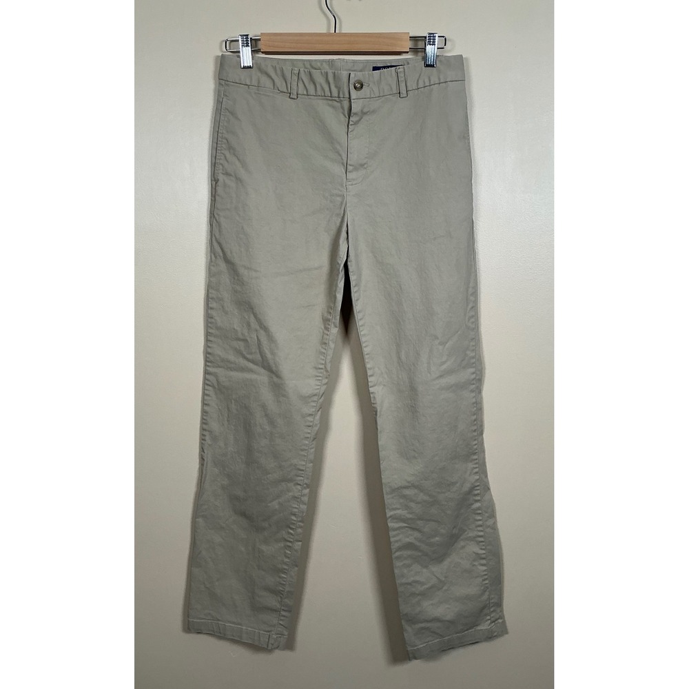 Polo Ralph Lauren Boys Chino Pants Size 18 Khaki Classic Fit Pony Logo Trousers